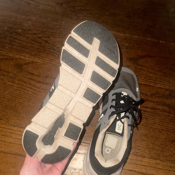 On Running Black and Gray Athletic Shoes - Picture 3 of 3